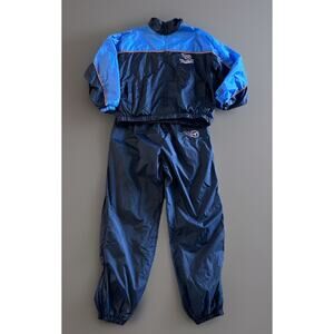 Unique NFL 90s Y2K Tennessee Titans Nylon Track Suit Windbreaker Pants Mens 2XL